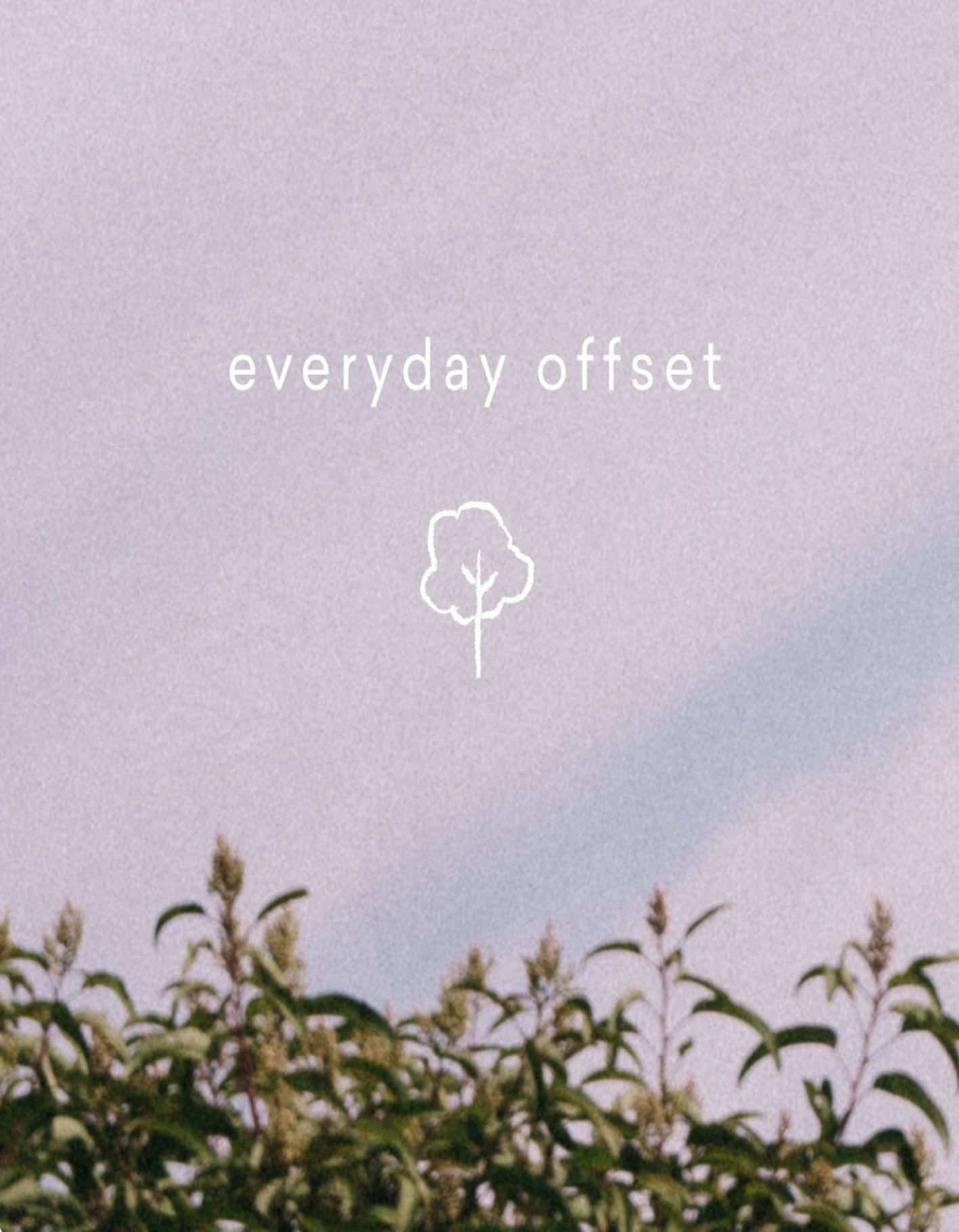 Offset Your Footprint
