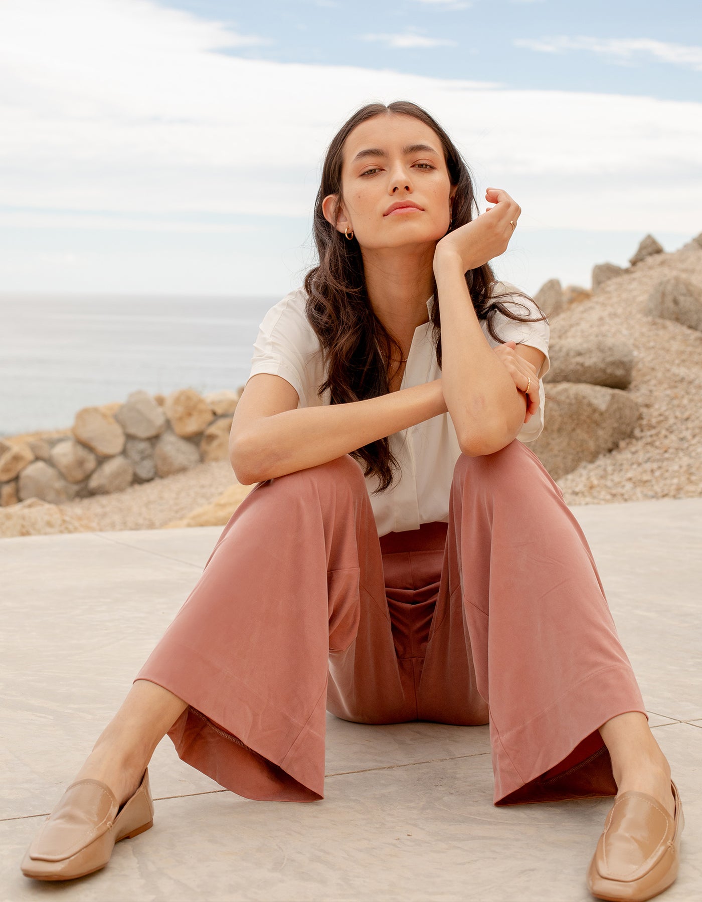 Picture of Laid Back Pleated Trousers - Women's