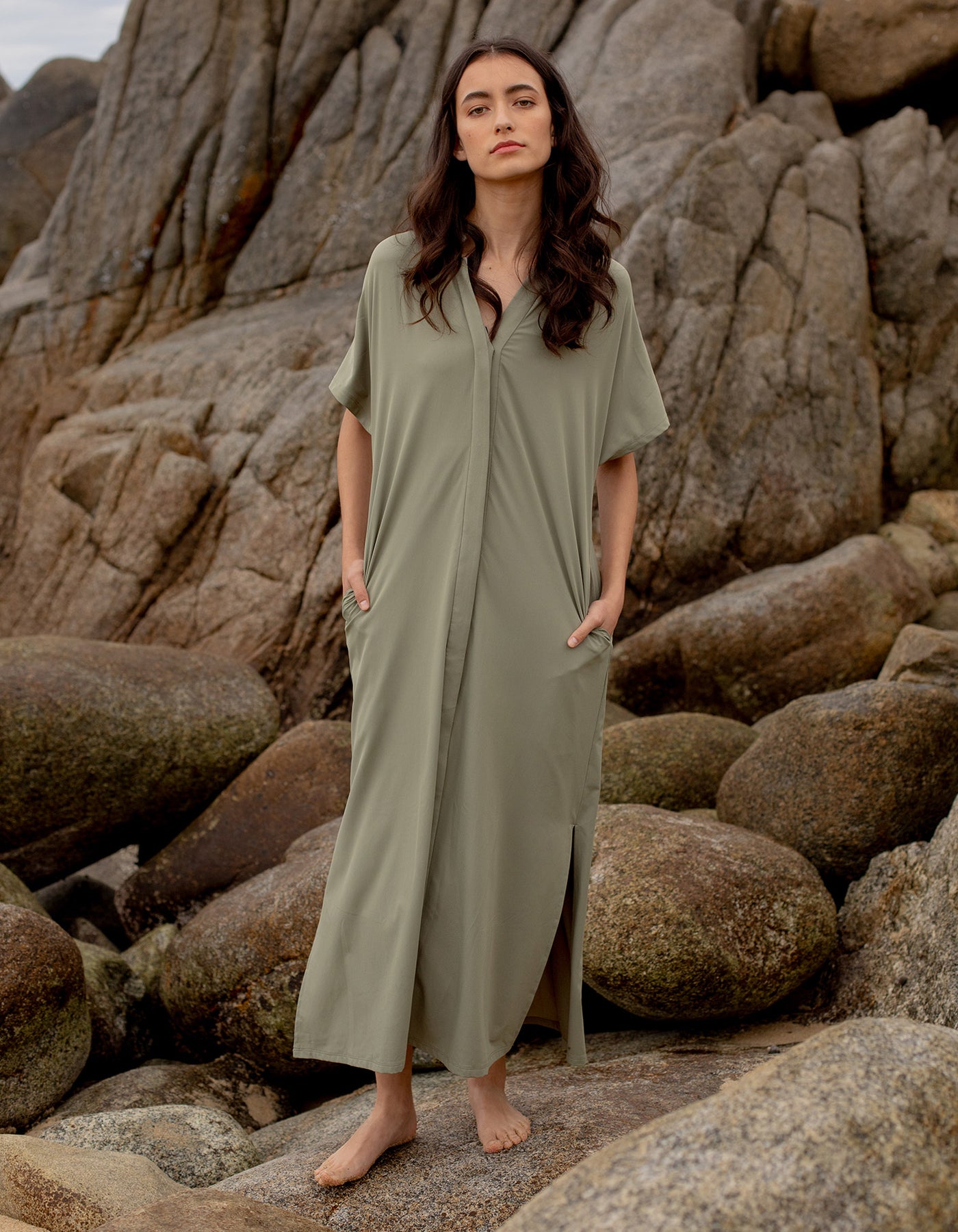 Picture of Anywhere Maxi Shirt Dress - Women's