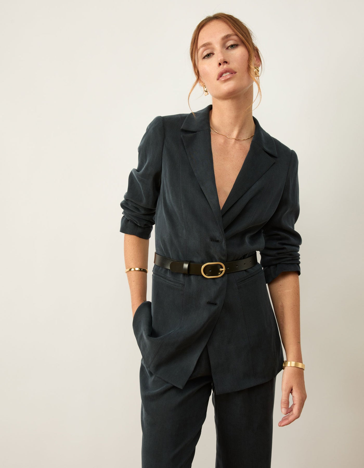 Picture of Relaxed Longline Blazer - Women's