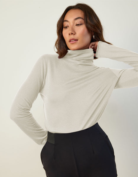 オブシディアン　OBSIDIAN WOOL MOCK NECK PULLOVER Biker Round Neck in Moss – SVRN