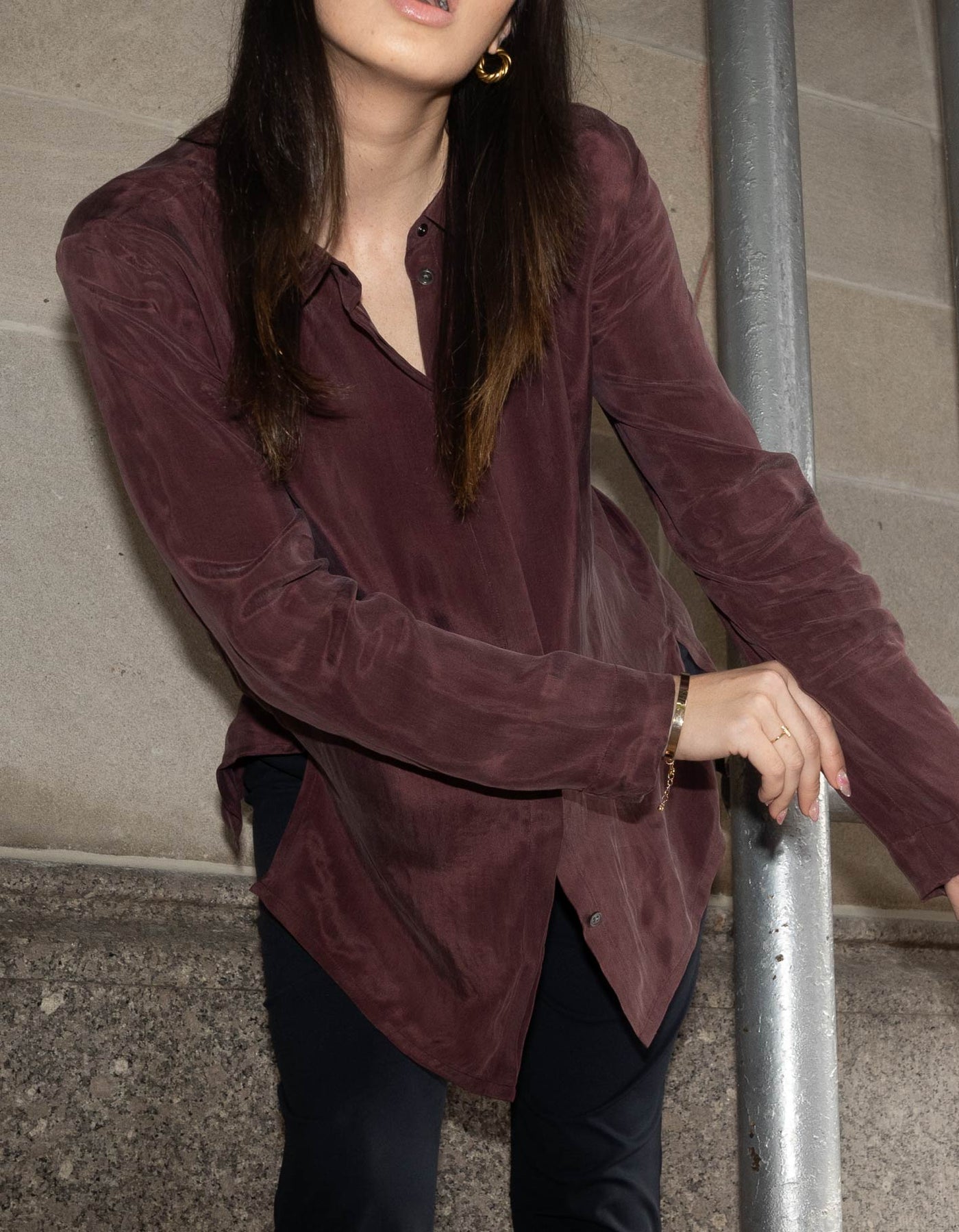 Picture of Something Luxe Button Down Shirt - Women's