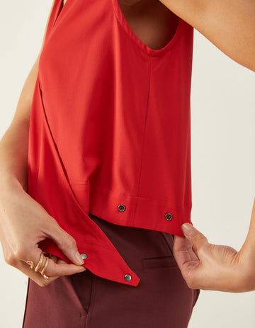 Dressy wrap top top