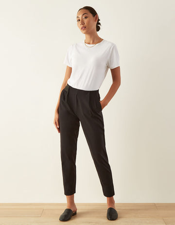 Long Cigarette Ponte Pants - Black | Universal Standard