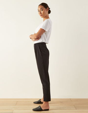 The Linen Easy Pant Black – Everlane